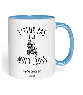 Mug j'peux pas j'ai moto cross