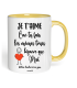 Mug je t'aime car tu fais les mêmes trucs bizarre que moi
