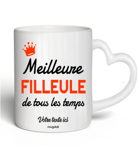 Mug meilleure filleule de tout les temps