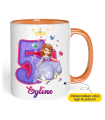 Mug Anniversaire Princesse Sofia âge et prénom à personnaliser