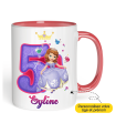 Mug Anniversaire Princesse Sofia âge et prénom à personnaliser