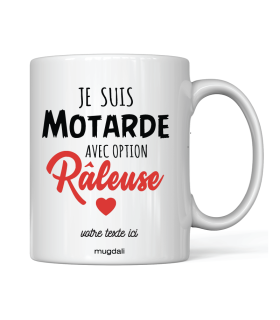 Mug Je suis motarde avec option râleuse