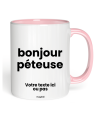 Tasse bonjour péteuse
