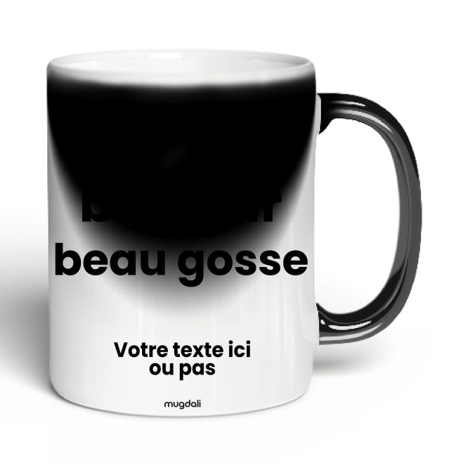 Tasse bonjour beau gosse