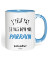 Mug "Je peux pas je vais devenir Parrain"