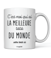 Mug "c'est moi qui ai la meilleure tata du monde"